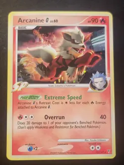 Arcanine G 15/147 HOLO Pokemon Card Supreme Victors Deck Exclusive Cosmos Cyrus - Image 1