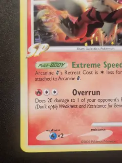 Arcanine G 15/147 HOLO Pokemon Card Supreme Victors Deck Exclusive Cosmos Cyrus - Image 3
