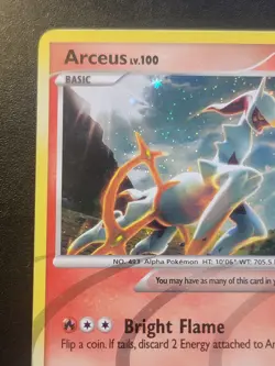 ARCEUS LV.100 AR3 Holo Platinum Arceus Expansion 2009 Pokemon Card NM - Image 2