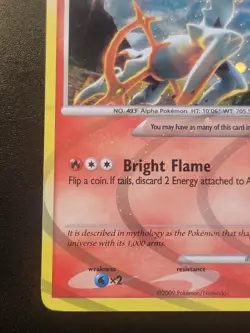 ARCEUS LV.100 AR3 Holo Platinum Arceus Expansion 2009 Pokemon Card NM - Image 3