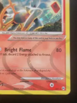 ARCEUS LV.100 AR3 Holo Platinum Arceus Expansion 2009 Pokemon Card NM - Image 4