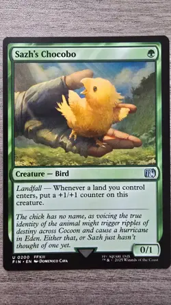 x4 Sazh's Chocobo (Uncommon) #200 Final Fantasy MTG Near Mint - Image 1