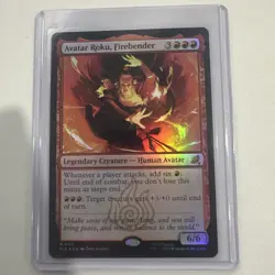 MTG TLA #112 Avatar Roku, Firebender Mythic foil - Image 1