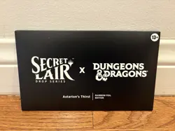 MTG Secret Lair x Dungeons & Dragons Astarion’s Thirst Rainbow Foil Edition NEW - Image 1