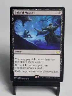 Magic the Gathering - Strixhaven: School of Mages - Baleful Mastery - Image 1