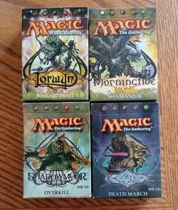 MTG Theme Decks Lorwyn Shadowmoor Eventide Morningtide Lot Magic The Gathering - Image 1