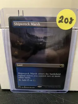 MTG TCG Shipwreck Marsh (Borderless) Land Innistrad: Midnight Hunt Regular - Image 3