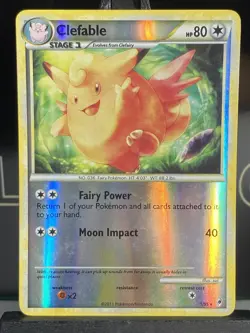 Pokemon Call of Legends Clefable Reverse Holo Rare 1/95 - Image 3