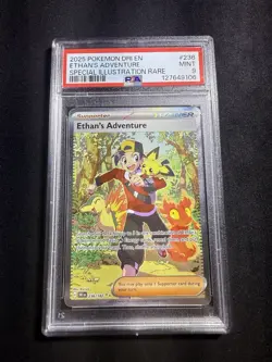 Pokemon TCG Ethan's Adventure Sir 236/182 Destined Rivals - PSA 9 - Image 1