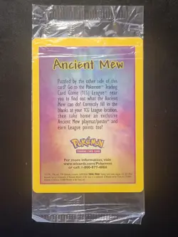 Pokemon The Movie : Ancient Mew - Sealed Mint - 2000 Promo Holo Rare - Image 2