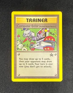 Computer Error #16 WOTC Black Star Promo Trainer 2000 Pokemon TCG MINT UNPLAYED - Image 1