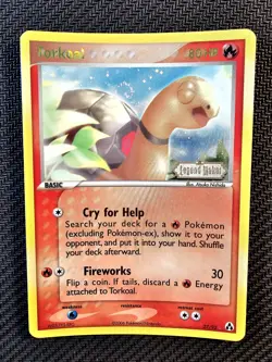 Pokemon | Torkoal 27/92 EX Legend Maker 2006 English Holo Stamped Vintage - Image 1