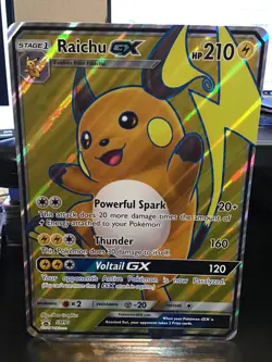 Raichu GX SM90 Jumbo Pokemon Black Star Promo - Image 1