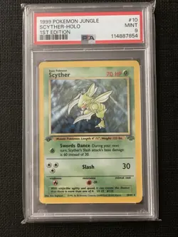 Pokemon TCG Scyther Holo Jungle First Edition 1999 - Image 1