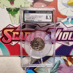 CGC 8.5 Porygon Meiji Battle Coin 1999 - Pokemon - SHIPS FAST - Image 1