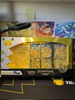 Pokemon Celebrations 25th Anniversary Pikachu V-union Premium Playmat Collection - Image 1