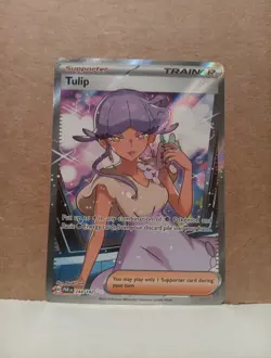 Tulip Full Art Ultra Rare - 244/182 - Paradox Rift Pokemon 2023 - Image 1