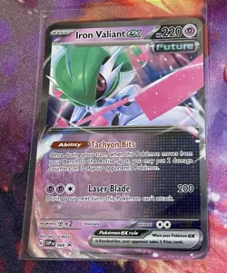 Pokemon Iron Valiant ex SVP 068 Scarlet & Violet Promo NM - Image 1