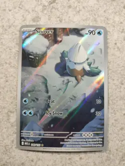 POKEMON MEGA EVOLUTION ILLUSTRATION RARE SNOVER IR 140/132 ENGLISH MINT - Image 1