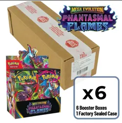 Pokemon Phantasmal Flames Booster Box Case Factory Sealed Brand New - Image 1