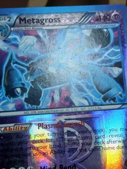 HP Pokemon Metagross (Team Plasma) 52/116 Plasma Freeze Reverse Holo - Image 4