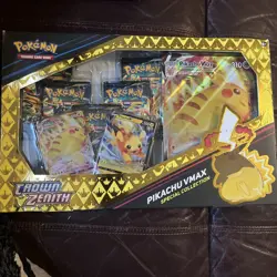Pokemon Pikachu VMAX Crown Zenith Special Collection TCG Sealed Box - Image 1