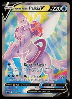 Origin Forme Palkia V SWSH253 Full Art Pokemon Black Star Promo NM - Image 1
