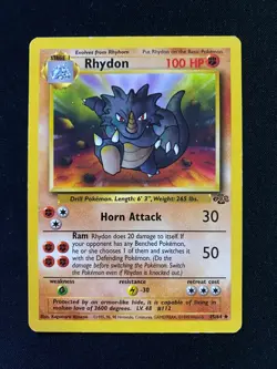 Rhydon 45/64 - 1999 Pokemon TCG Jungle Set - Image 1