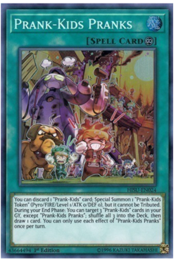 Prank-Kids Pranks - HISU-EN024 - Super Rare - 1st Edition - Yugioh - Image 1