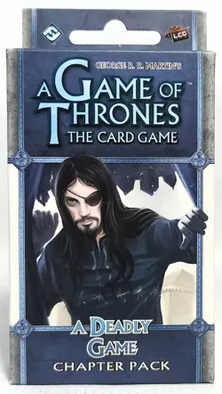 FFG GOT GAME OF THRONES CARD GAME A DEADLY GAME CHAPTER PACK EXPANSION UNUSED - Image 1