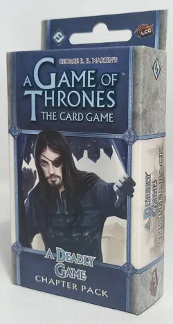 FFG GOT GAME OF THRONES CARD GAME A DEADLY GAME CHAPTER PACK EXPANSION UNUSED - Image 4