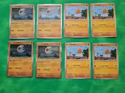 Mega Evolution Playset X8 Lunatone Solrock Pokemon Card NM Set Of 8 - Image 1