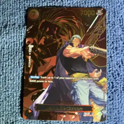 Ben Beckman SP Alt Art OP09-009 SR Carrying on His Will ONE PIECE Card - Image 1