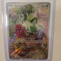 Sprigatito - 196/193 - Illustration Rare - Paldea Evolved - Pokemon Card - NM/M - Image 3