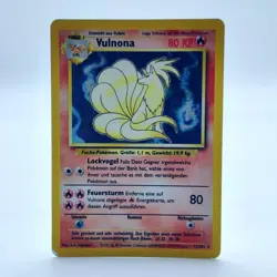 Pokemon TCG Karte Ninetales Vulnona 12/102 - Base Set Holo - Image 1