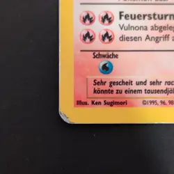 Pokemon TCG Karte Ninetales Vulnona 12/102 - Base Set Holo - Image 3