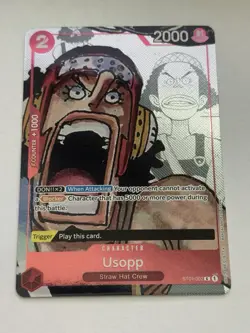 One Piece Card Game Usopp ST01-002 Premium Card Collection 25th Edition English - Image 1
