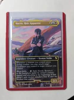 1x Noctis Heir Apparent Borderless NM Final Fantasy FIC MTG x1 - Image 1