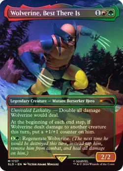 Wolverine, Best There Is Foil Marvel Secret Lair NM MTG - Image 1