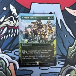 A Realm Reborn Borderless Chocobo Track FOIL MTG Final Fantasy - Image 1