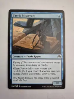 Faerie Miscreant 57/272 MTG NM Magic Origins (C) - Image 1