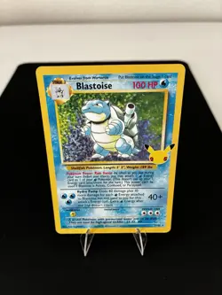 Pokemon TCG Blastoise Holo Rare Card 002/130 Base Set 2 Unlimited - Image 1