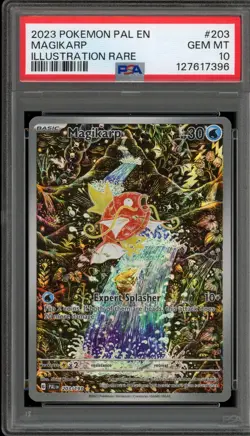 Pokemon Magikarp Paldea Evolved Illustration Rare #203 PSA 10 Gem Mint - Image 1