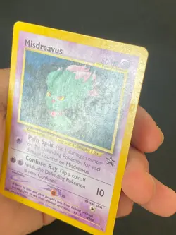 ENGLISH POKEMON MISDREAVUS 39 PROMO BLACK STAR WIZARDS FEUFOREVE - G/VG - Image 3
