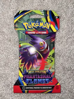 4 Factory Sealed Pokemon Mega Evolution Phantasmal Flames Sleeved Booster Packs - Image 4
