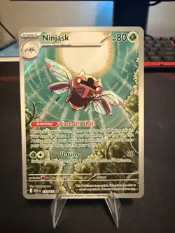 Pokemon TCG - Mega Evolution - Ninjask #137/132 Illustration Rare - Near Mint - Image 1