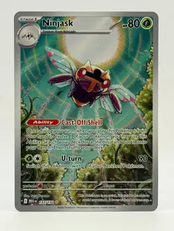 2025 Near Mint Pokemon Ninjask 137/132 IR Mega Evolution NM Illustration Rare - Image 1