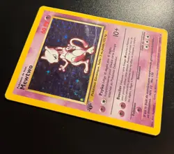 Carte Pokemon Mewtwo Set de Base Edition 1 Wizards FR 10/102 HOLO - Image 4