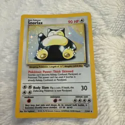 Pokemon TCG Snorlax 11/64 Jungle Set Holo Rare, Unlimited, 1999 - Image 1