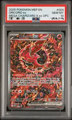 2025 POKEMON MEP PROMO ULTRA-PREMIUM COLLECTION #024 ORICORIO EX PSA 10 - Image 1